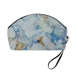 Peonies In The Stars Curved Makeup Bag