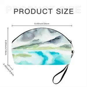 Watersprite Lake Curved Makeup Bag