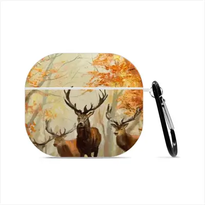 Deer Family In An Autumn Forest Airpods 3 Case (Hard Shell, White)