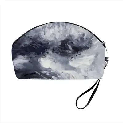 Charcoal Sky Curved Makeup Bag