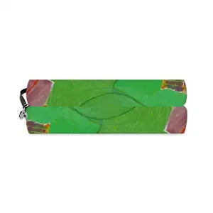 Green Woman Curved Makeup Bag