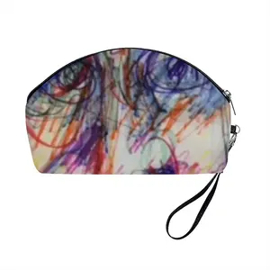 The Race Is On Curved Makeup Bag