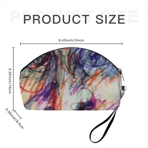 The Race Is On Curved Makeup Bag