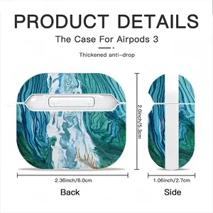 Cascading Airpods 3 Case (Hard Shell, White)