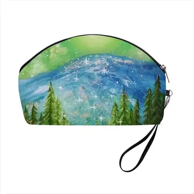 Mysterious Full Moon Curved Makeup Bag