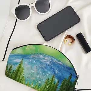 Mysterious Full Moon Curved Makeup Bag