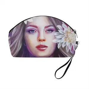 Floral Queen Curved Makeup Bag