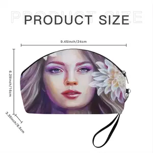 Floral Queen Curved Makeup Bag