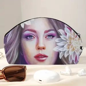 Floral Queen Curved Makeup Bag