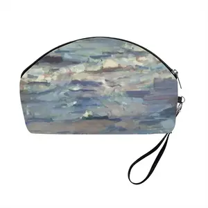 Sea Within A Sea Curved Makeup Bag