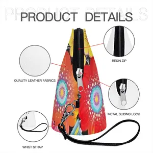 Beauty In The Night Curved Makeup Bag