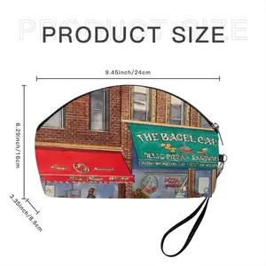 The Bagel Cafe New York City Curved Makeup Bag