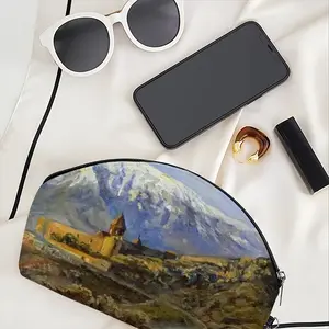 Mountain Ararat And Monastery Khor Virap Curved Makeup Bag