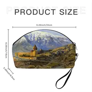 Mountain Ararat And Monastery Khor Virap Curved Makeup Bag