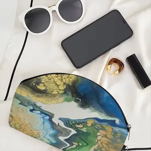 Planet Earth Curved Makeup Bag