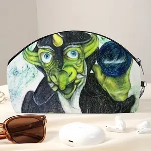 Lizard Wizard Curved Makeup Bag