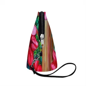 Climatis On Fence Curved Makeup Bag