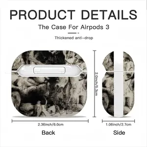 Crillon Airpods 3 Case (Hard Shell, White)