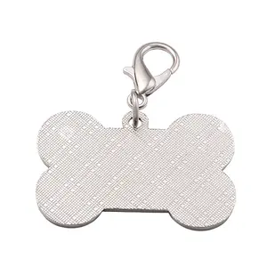 Bronze Abstraction Dog Bone Keychain