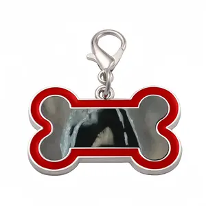 Spirit Penguin Dog Bone Keychain