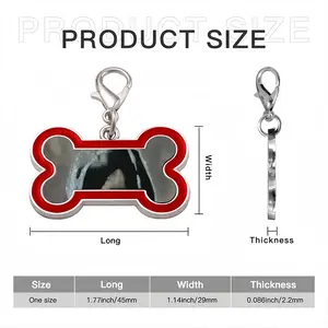 Spirit Penguin Dog Bone Keychain