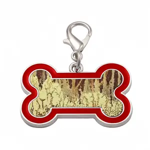 Yellowcake Dog Bone Keychain