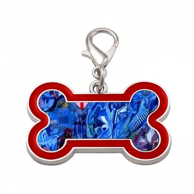 Nullus Crimen Sine Lege Dog Bone Keychain