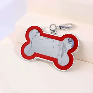 Baby - Drawing Pencil Dog Bone Keychain