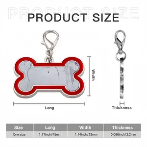 Baby - Drawing Pencil Dog Bone Keychain