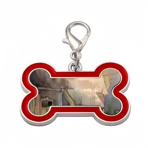 Watercolor - The Village Dog Bone Keychain