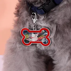 Tribute To A Friend Dog Bone Keychain