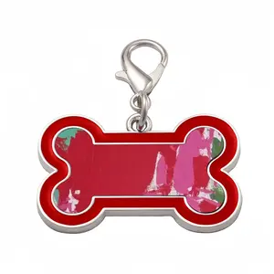 Pastoral Disturbance Dog Bone Keychain