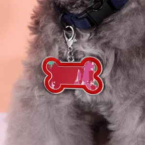 Pastoral Disturbance Dog Bone Keychain