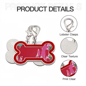 Pastoral Disturbance Dog Bone Keychain