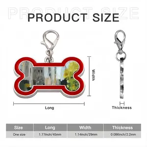 Central Parc East Dog Bone Keychain