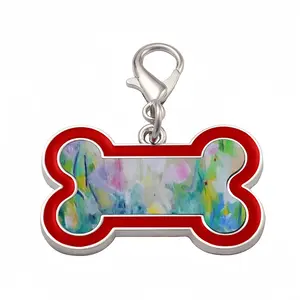 Take Me To Your Country Dog Bone Keychain