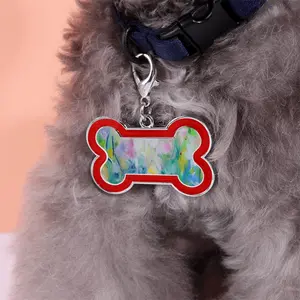 Take Me To Your Country Dog Bone Keychain