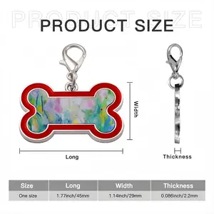 Take Me To Your Country Dog Bone Keychain