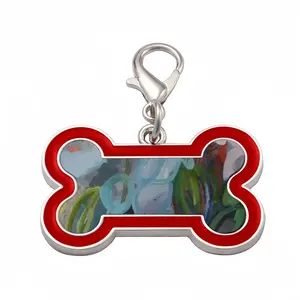 Garden Dog Bone Keychain