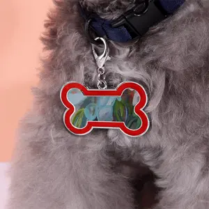 Garden Dog Bone Keychain