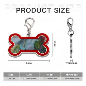 Garden Dog Bone Keychain