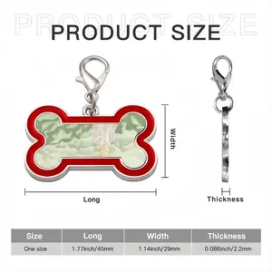 Mysterious Events Occurred Dog Bone Keychain