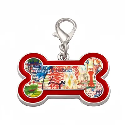 Artjpg Dog Bone Keychain