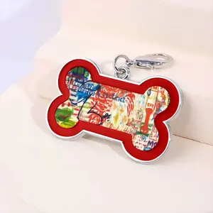 Artjpg Dog Bone Keychain