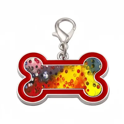 A Field Of Energy E Dog Bone Keychain