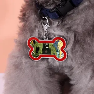 Peasant 2 Dog Bone Keychain