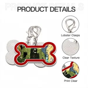 Peasant 2 Dog Bone Keychain