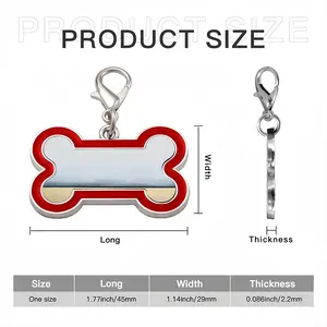 Untitled 17N Dog Bone Keychain