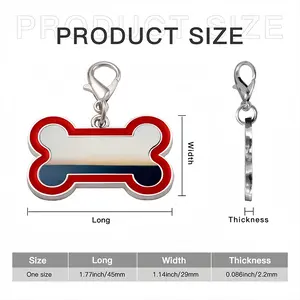 Untitled 19Q Dog Bone Keychain