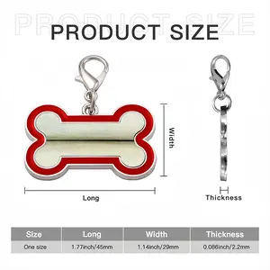 Untitled 25U Dog Bone Keychain